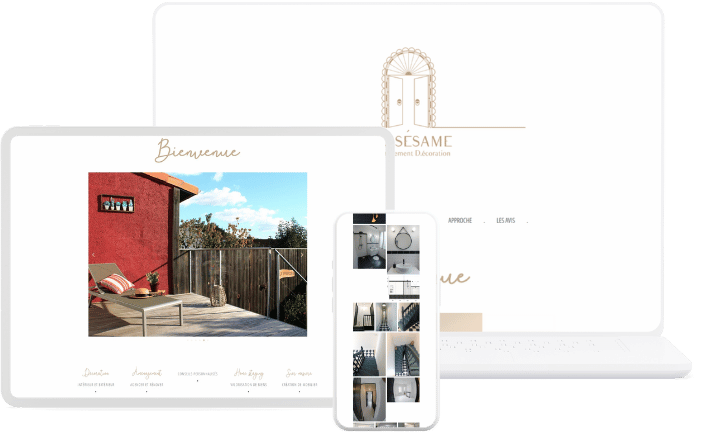 Sésamé Déco — interior decorator website Bordeaux